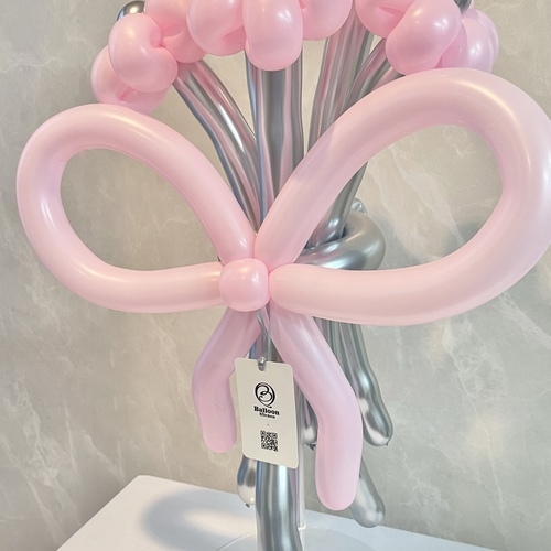 pink×silver balloon bouquet[6]