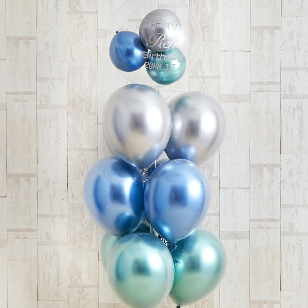 光沢に目を奪われるglossy blue balloon[7]