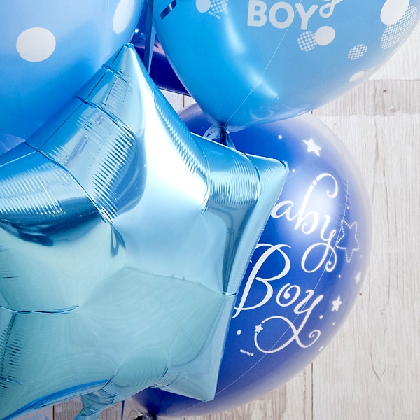 男の子ベビーに！Blue Dot Baby Shower[5]