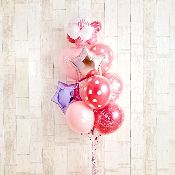 女の子ベビーに！Pink Dot Baby Shower[10]