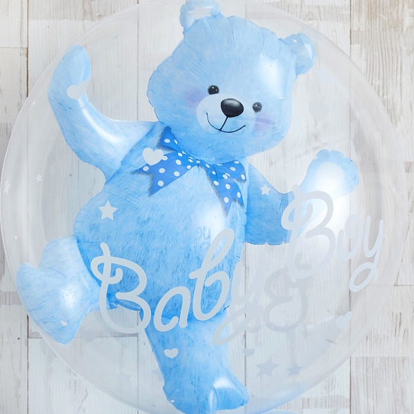 Floting Bear Blue Baby Shower[4]