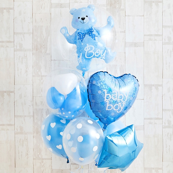 Floting Bear Blue Baby Shower[9]