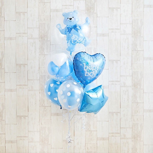 Floting Bear Blue Baby Shower[10]