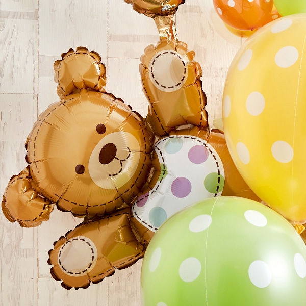 キュートなテディベアーがひょっこり顔を出すBaby Shower[5]