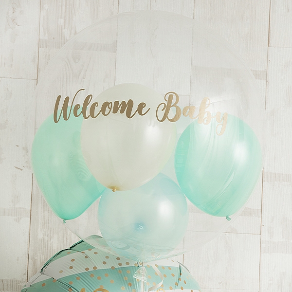 爽やかライトグリーンでWelcome Baby Boy[2]