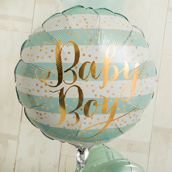 爽やかライトグリーンでWelcome Baby Boy[3]