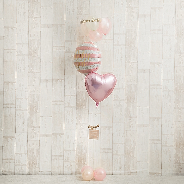 明るいピンクでWelcome Baby Girl[5]