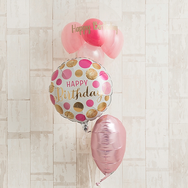ドットがチャームポイント、ピンクドットBirthdayアレンジ[1]