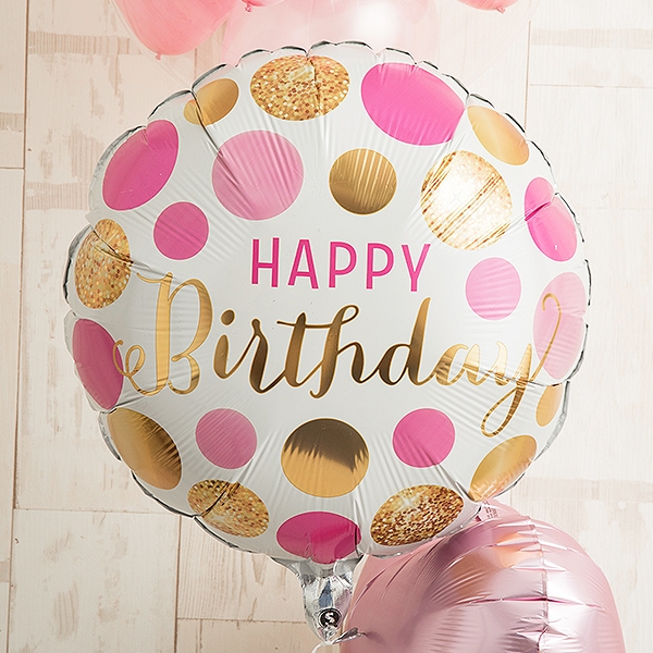 ドットがチャームポイント、ピンクドットBirthdayアレンジ[3]