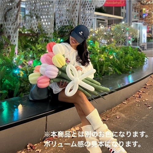 white×gold balloon bouquet(M)[6]