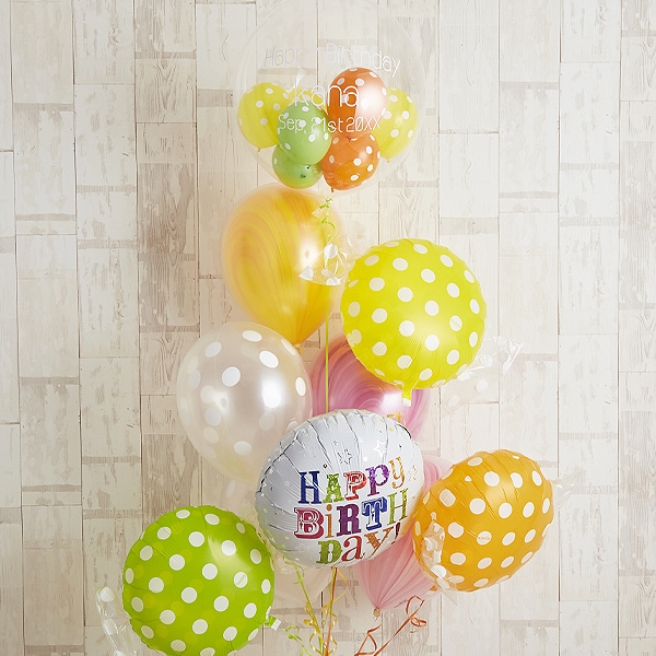 キャンディーカラードット＆マーブルでHAPPY BIRTH DAY！[1]